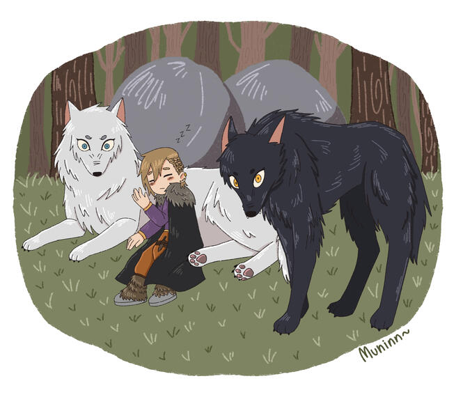 Nap in the woods